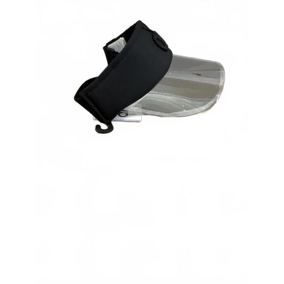 AUTHENTIC Alo Airlift Black Adjustable Visor with Clear Shield - Picture 2 of 6